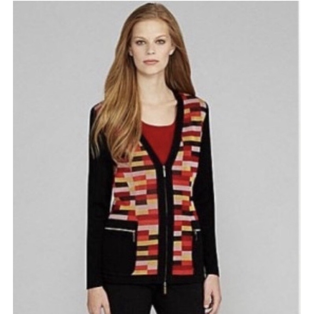 Exclusively Misook Anthropology Modern Women's Cardigan Jacket Sz M